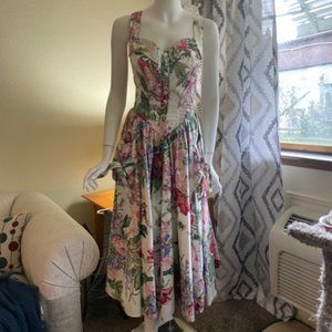 KAREN ALEXANDER FLORAL DAY DRESS